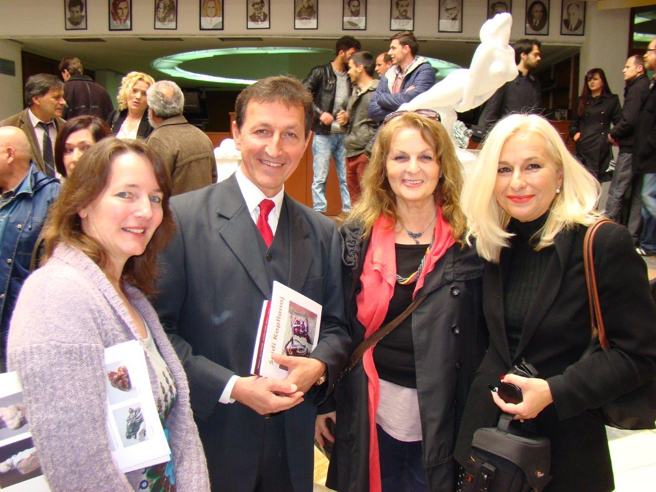 Barbara Gashi. Botschafter Johann Brieger, Miradije Ramiqi, Frau Brieger